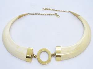 Collar de Hueso de Amor 100% Natural Hecho a Mano, Calidad Premium, Pulido e Impermeable por HF Crafts - Product Image 2