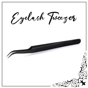 Pince à épiler professionnelle de volume d'isolation de cils d'acier inoxydable de vendeur chaud de logo personnalisé de marque privée - Product Image 3