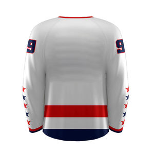 Maillots de hockey sur glace avec logo personnalisé tissu respirant uniforme de sport professionnel durable fabricant OEM ODM - Product Image 6