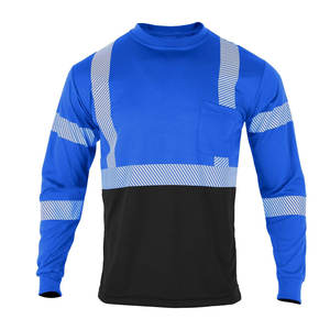 Camiseta de seguridad de manga corta, camiseta transpirable reflectante de alta visibilidad para el trabajo, almacén, construcción, Clase 3 - Product Image 3