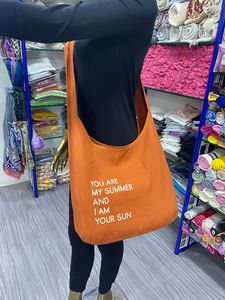 High Quality Fashion <b>Canvas</b> <b>Beach</b> Bag Cotton Webbing Handle Printed Design Customized Color Packaging Outdoor Use Manufacturer - Product Image 5