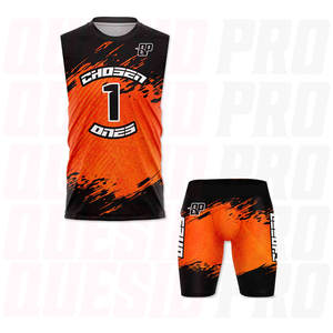 ชุดฟุตบอลอเมริกัน 7v7 ดีไซน์ใหม่ ผลิตจากโรงงานโดยตรง ผ้าระบายอากาศ พิมพ์ลายแบบซับลิเมชั่น สำหรับทีม 7 คนต่อข้าง - Product Image 4