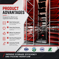 Sistema de Almacenamiento Automatizado de Contenedores de Alta Densidad CTU, Sistema de Recolección Inteligente para Almacenes, Proveedor OEM Personalizado de Fábrica