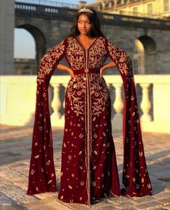Robe de soirée CAFTAN de créateur et magnifique ZARDOZI avec de belles perles de cristal, pierre de verre et DABKA WORK @ 2022 - Product Image 1