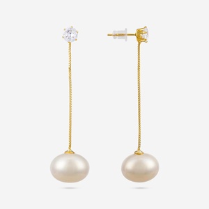 Trendy Vintage Drop <b>Stud</b> <b>Earrings</b> Imitation Pearl Synthetic Zircon Water Drop Flower Pattern Religious Jewelry Weddings Parties - Product Image 4