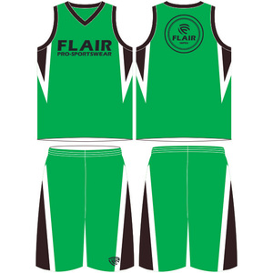 Ensemble d'uniformes de basketball personnalisables de haute qualité pour hommes – Hauts et shorts respirants, antibactériens, à séchage rapide, grandes tailles - Product Image 2
