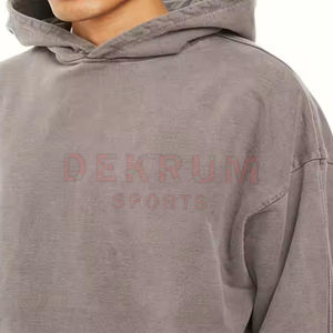 Diseño único Patrón impreso Hombres Terry Sudadera con capucha de algodón de alta calidad Respetuoso del medio ambiente Hombres Terry Sudadera con capucha de algodón - Product Image 5