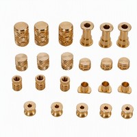 Insert de moletage moleté en laiton CNC avec tolérance de 0,01 mm pour applications médicales et minières, usinage de précision, service OEM