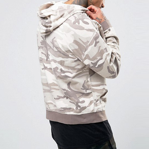 OEM ODM Logo personnalisé Acid Wash Sweats à capuche pour hommes en détresse solide 100% coton hiver - Product Image 2