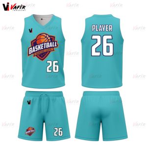 Cómodo conjunto de uniforme de baloncesto transpirable sin mangas que absorbe el sudor pantalones cortos equipo deportivo para ejercicio de verano vafir - Product Image 5