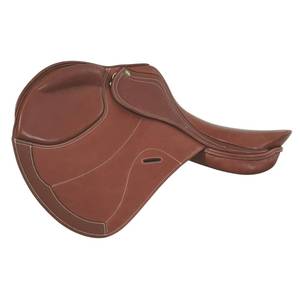 Selle de cheval d'entraînement polyvalente à ajustement sécurisé Cavaliers professionnels École Débutants Siège en cuir Sangle réglable Grands animaux - Product Image 6