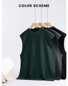 Débardeur Homme Grande Taille Personnalisé en Coton Épais Écologique Séchage Rapide Respirant Haute Qualité Couleur Personnalisée Coupe Ample pour la Gym - Product Image 4