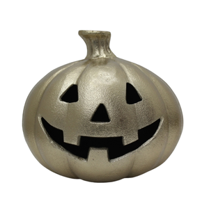 Artesanía decorativa calabaza aluminio muerto mate negro PC uso para decoración de Halloween personalizado hecho a mano al por mayor a granel - Product Image 6