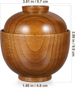 Large Hand-Crafted Round Wooden Salad Bowl with Unique Wood Grain Pattern Vibrant Natural Colors - Product Image 4