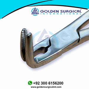 20" Equine Dental <b>Long</b> <b>Nose</b> Fragment Forceps, 7cm Extra-<b>Long</b> Profile Deep Reach Molar Root Extractor - Product Image 3