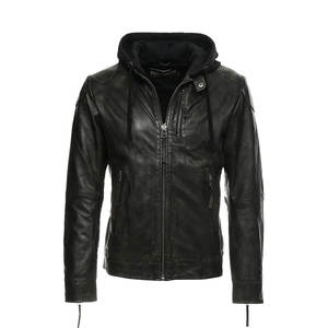 Chaquetas de Cuero Genuino Personalizadas al por Mayor para Hombre - Chaqueta de Motocicleta para Otoño/Invierno, Resistente al Viento, Ecológica, con Letras - Product Image 3