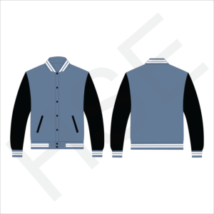 Chaqueta Personalizada Varsity de Cuero Genuino con Mangas Personalizables en Diferentes Colores - Product Image 2