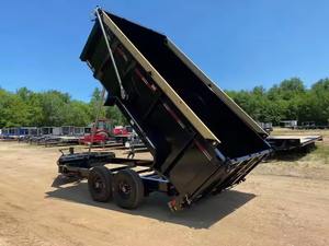 Remolque basculante hidráulico para Tractor agrícola, remolque basculante para granja de 20 toneladas, remolques basculantes para Tractores - Product Image 3