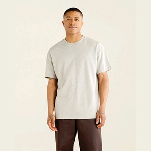 Camiseta de entrenamiento holgada de alta elasticidad: camiseta de fitness para hombre musculosa, ropa de gimnasio con serigrafía, mezcla de algodón relajada - Product Image 1