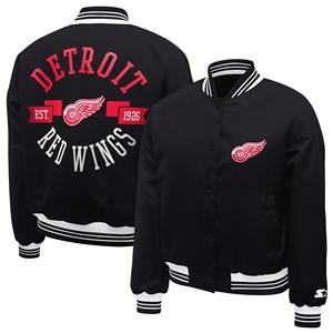 Vente en gros Veste Letterman brodée en satin finition brillante avec logo personnalisé et couleurs de l'équipe - Product Image 6