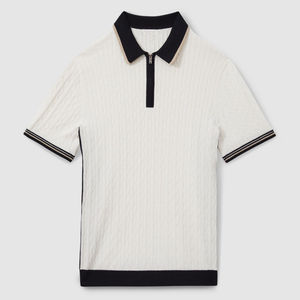 Polo Casual Botón a juego de colores Logotipo personalizado de gran tamaño Polo unisex Ropa diseñada Camiseta de hombre - Product Image 2