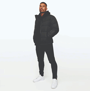 Chaqueta acolchada de gran tamaño para hombre, 13 colores, gruesa, cálida, para invierno, con cuello levantado, logotipo personalizado, ropa de burbujas, chaquetas acolchadas cómodas - Product Image 6