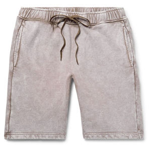 Short Pro en sergé de coton de style traditionnel écologique et anti-rides décontracté motif solide brodé Asid Wash Friendly - Product Image 1