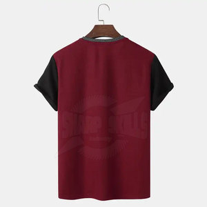 เสื้อยืดผู้ชายแขนสั้นเข้ารูปทำจากผ้าฝ้าย - Product Image 2
