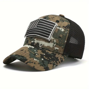 Gorra de camuflaje con panel Original de alta calidad para hombre, sombreros ajustados de marca con logotipo personalizado para esquí al aire libre y escenas de pesca Vietnam - Product Image 1