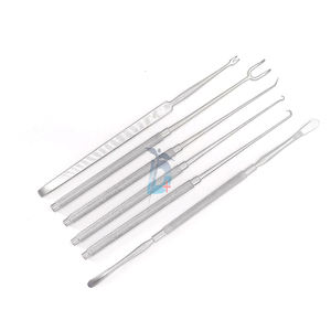 Herramientas quirúrgicas de rinoplastia de acero inoxidable de precisión de 6 piezas de alta calidad, juego de instrumentos de cirugía plástica con escofina Nasal Premium - Product Image 6
