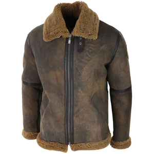 Latest 2025 design custom genuine <b>sheepskin</b> <b>men's</b> fur <b>jacket</b> new design winter and spring <b>men's</b> clothing fur <b>jacket</b> For <b>Men</b> - Product Image 2