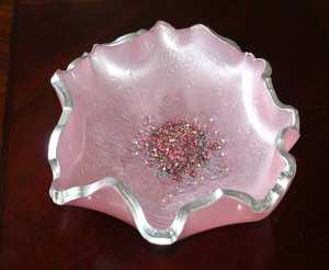 Tazón para servir de resina único de estilo antiguo, técnica pulida de diseño redondo multicolor para cocina, comedor y fiesta - Product Image 1