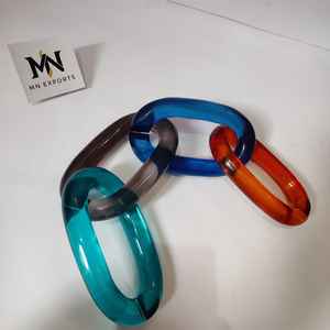 โซ่เรซิ่นหลากสี ฉากกั้นห้องและของตกแต่งแขวนผนัง - Product Image 4