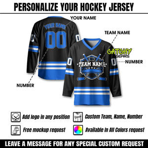 เสื้อทีมฮ็อกกี้น้ำแข็งทีมเย็บปักแบบกำหนดเองได้2025ชุดเล่นแบบแยกตัวออกจากกัน100% โพลีเอสเตอร์แห้งเร็วไร้รอยต่อ - Product Image 5