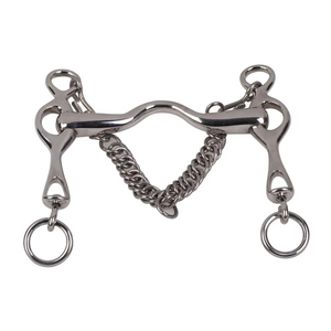 Embouchures pour chevaux en acier inoxydable durable, réutilisables, confortables, ergonomiques, design lisse, légères pour l'entraînement et l'équitation - Product Image 3