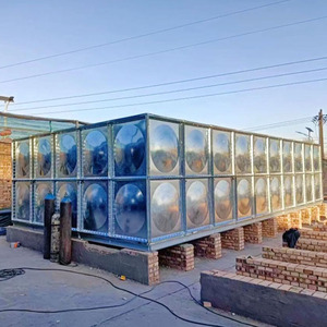 Réservoir d'eau en acier inoxydable 6x3m 100m3 stockage de qualité alimentaire Durable et fiable SS316L 220V 3 ans de garantie 3000L/heure - Product Image 1