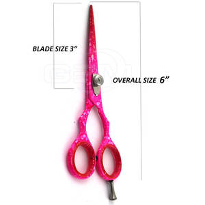 Tijeras de Peluquería de Acero Inoxidable 4Cr13 de Alta Calidad con Mango Mediano y Logotipo Personalizado para Diestros, Suministro Directo de Fábrica - Product Image 6