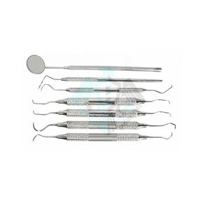 Ensemble d'examen dentaire sur mesure 3 pièces en acier inoxydable matériel japonais - Product Image 4