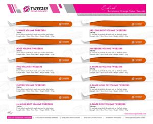 Nueva llegada Ergonómico Logotipo personalizado Antiestático Pinzas de extensión de pestañas de acero inoxidable Herramienta de injerto de peso ligero - Product Image 6
