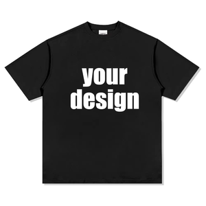 Fabricant en gros, impression directe sur jet personnalisée, t-shirt unisexe à manches courtes col rond de haute qualité, 220 g/m², 100 % coton - Product Image 1