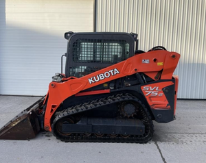 Cargadora de orugas Kubota usada de alta calidad con cucharón frontal para manejo de materiales de construcción agrícola - Product Image 1