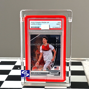 SYP 10mm Étui de protection en acrylique transparent pour cartes <span class=keywords><strong>Pokémon</strong></span> classées, avec coins arrondis, pour cartes classées PSAED, avec support magnétique - Product Image 1