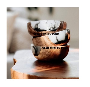 Tazón de madera de coco ecológico de la mejor calidad, un regalo significativo para amigos y familiares, que contribuye a mejorar el lujo - Product Image 1