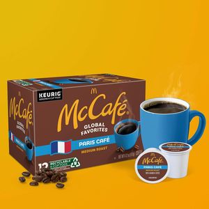 แมคคาเฟ่ ปารีส คาเฟ่ กาแฟแบบซิงเกิลเซิร์ฟ สำหรับเครื่องคีรูก คี-คัพ พ็อดส์ กาแฟคั่วกลาง 72 แคปซูล - Product Image 3