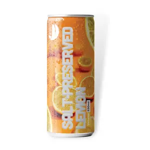 Boisson de jus de fruits au meilleur prix avec différentes saveurs Durée de conservation de 12 mois Canettes OEM en aluminium au citron conservé au sel