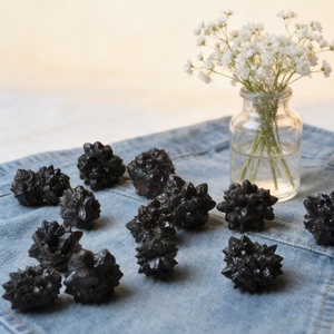 Piedra <span class=keywords><strong>de</strong></span> Profecía Natural, Cristal Raro <span class=keywords><strong>de</strong></span> Alta Vibración, Limonita Pseudomorfa que Simula Marcasita para Meditación - Product Image 2