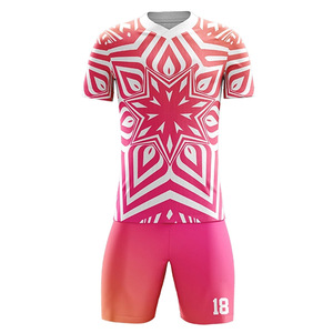 Custom Premium New Design Soccer Jerseys 100% Polyester Fully Dye Sublimation Printed Custom Colors Logo Reinforced Soccer Wear - Product Image 3