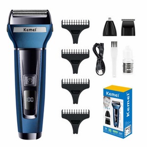 เครื่องโกนหนวดไฟฟ้าแบบชาร์จได้ สำหรับผู้ชายและผู้หญิง ใบมีดสแตนเลสไร้สาย ใช้ได้ทั้งแบบเปียกและแห้ง พกพาสะดวก - Product Image 3