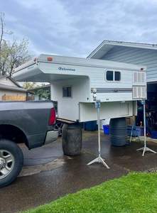 <b>Luxury</b> 6 Foot Aluminium Truck <b>Bed</b> Pop-Up Pickup Camper Expedition Slide-On for Vehicle for Home and <b>Camping</b> 6 Foot Aluminium - Product Image 2