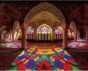 Décoration de fête de mariage enfants adultes portrait toile de fond du palais médiéval indien - Product Image 1